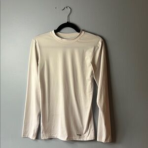 White Long Sleeve Compression Shirt